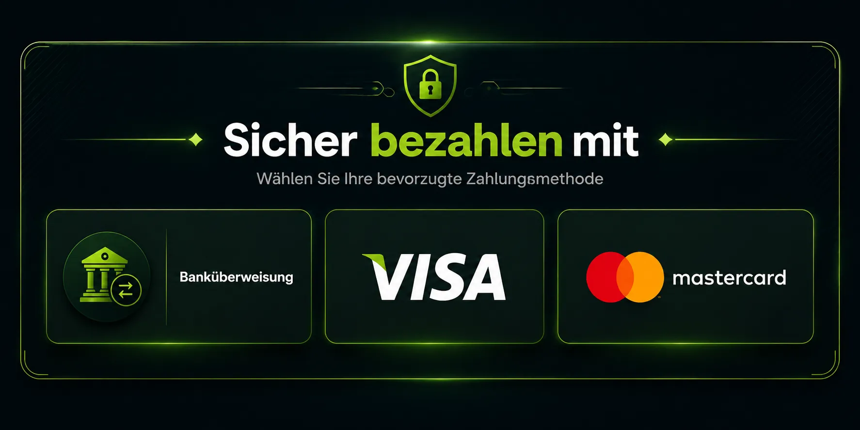 Sichere Zahlungsmethoden bei Bcspro Markt